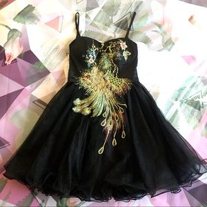 ModCloth - Pretty Peacock Party Dress